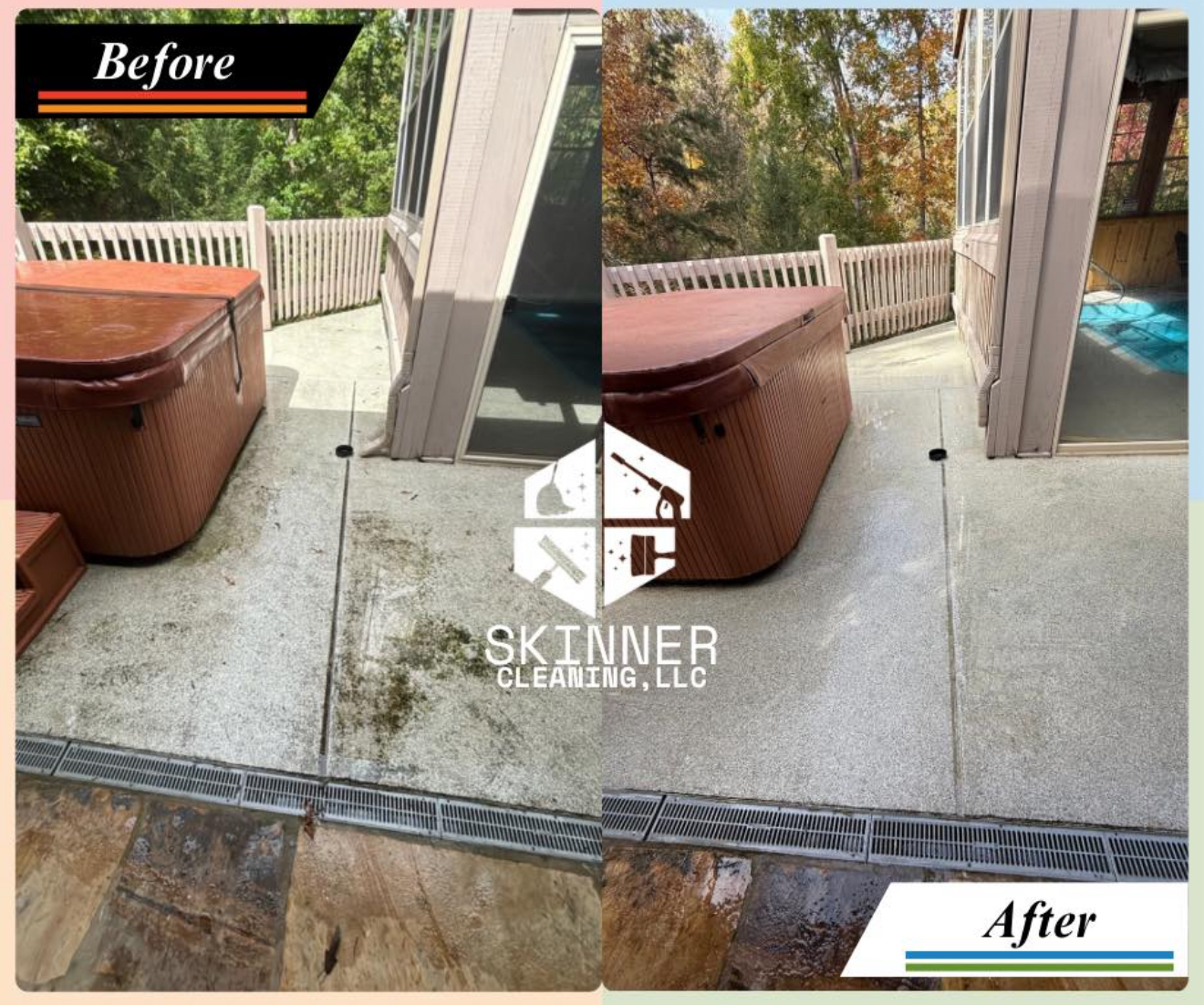 Deep Concrete Cleaning & Stain Removal