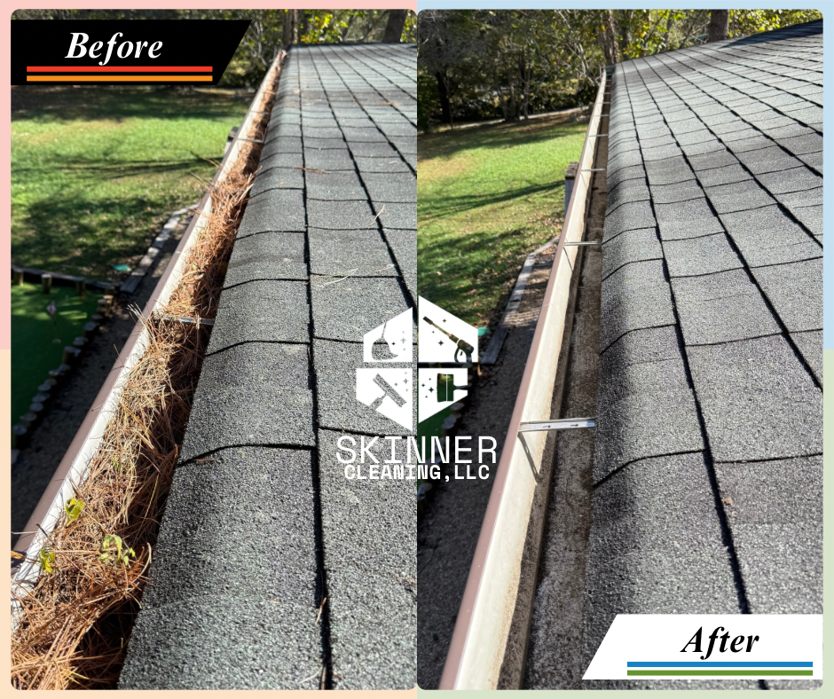 Residential Gutter Cleaning & Downspout Flushing
