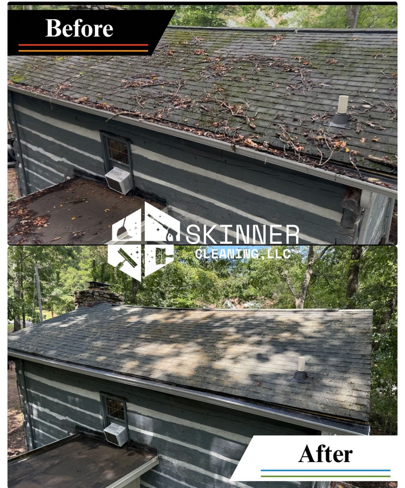 Soft Wash Roof Cleaning