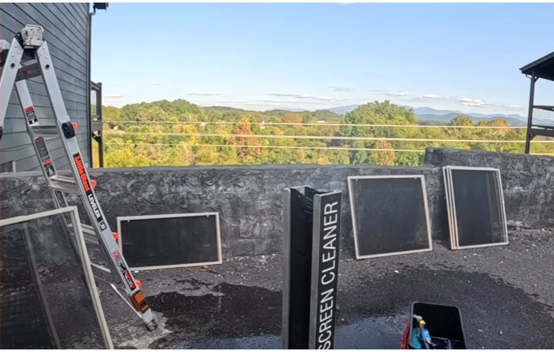 Detailed Window Screen Cleaning Service