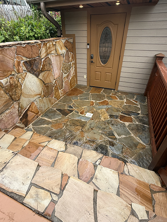 Stone Patio Cleaning - After