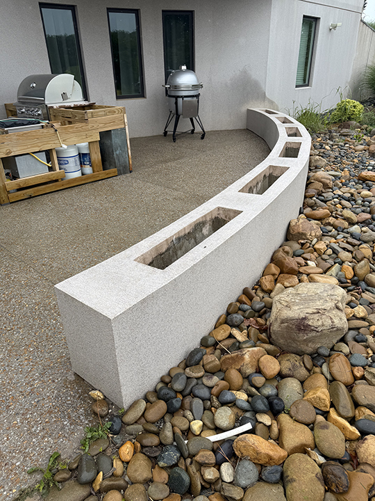 Stone Wall Cleaning - After